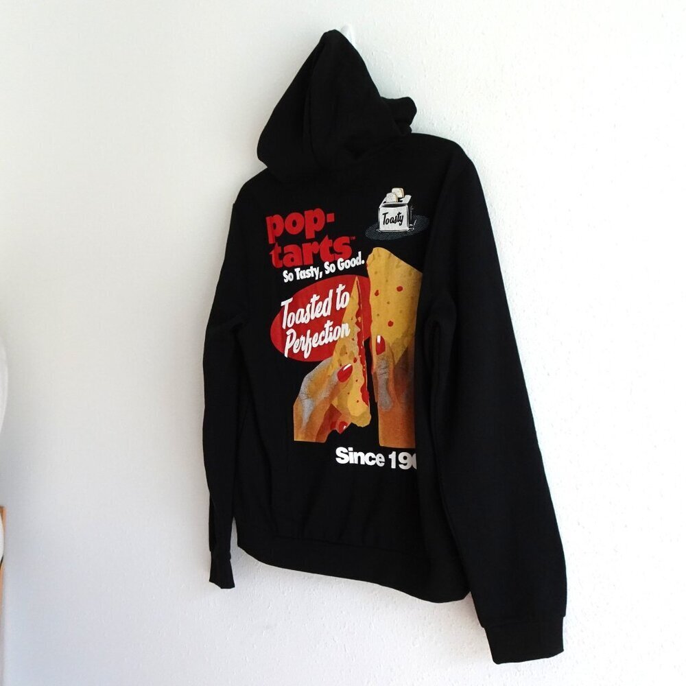 Pop Tarts Hoodie Sweatshirt Kelloggs Size Xl Black Toasted To Perfection View 3
